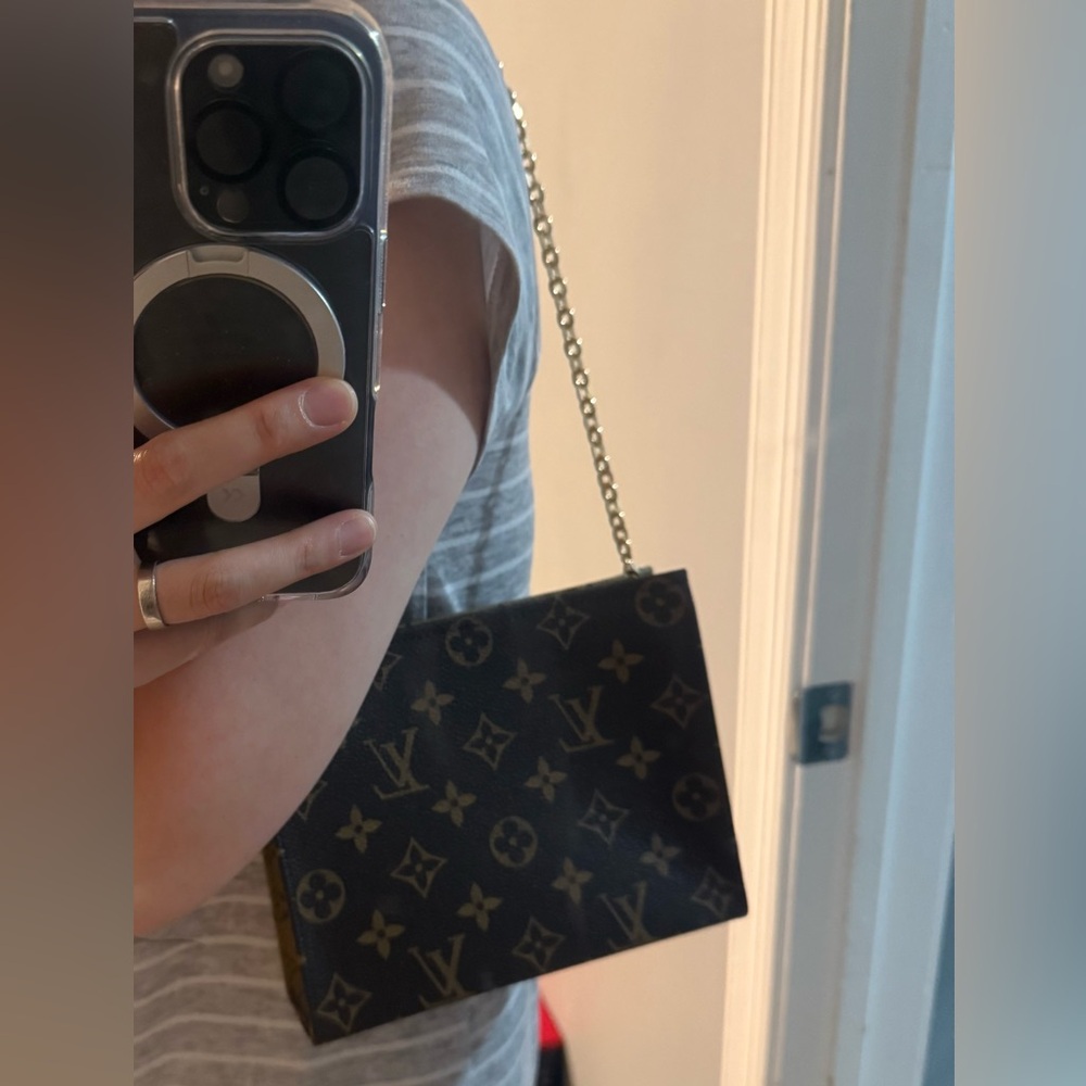 NEW Louis Vuitton Toiletry 19 Clutch/Pouch newest release with insert and chain